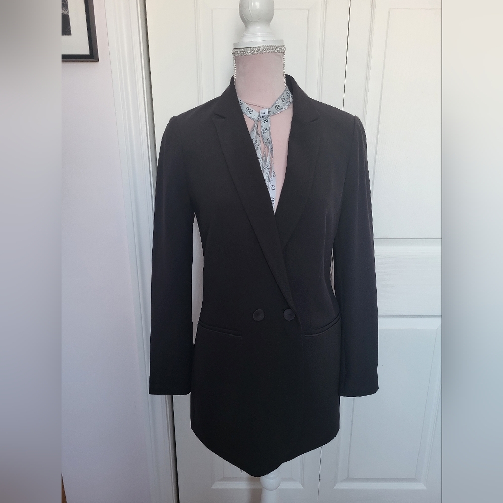 Reitmans Classic Black Blazer sz 4